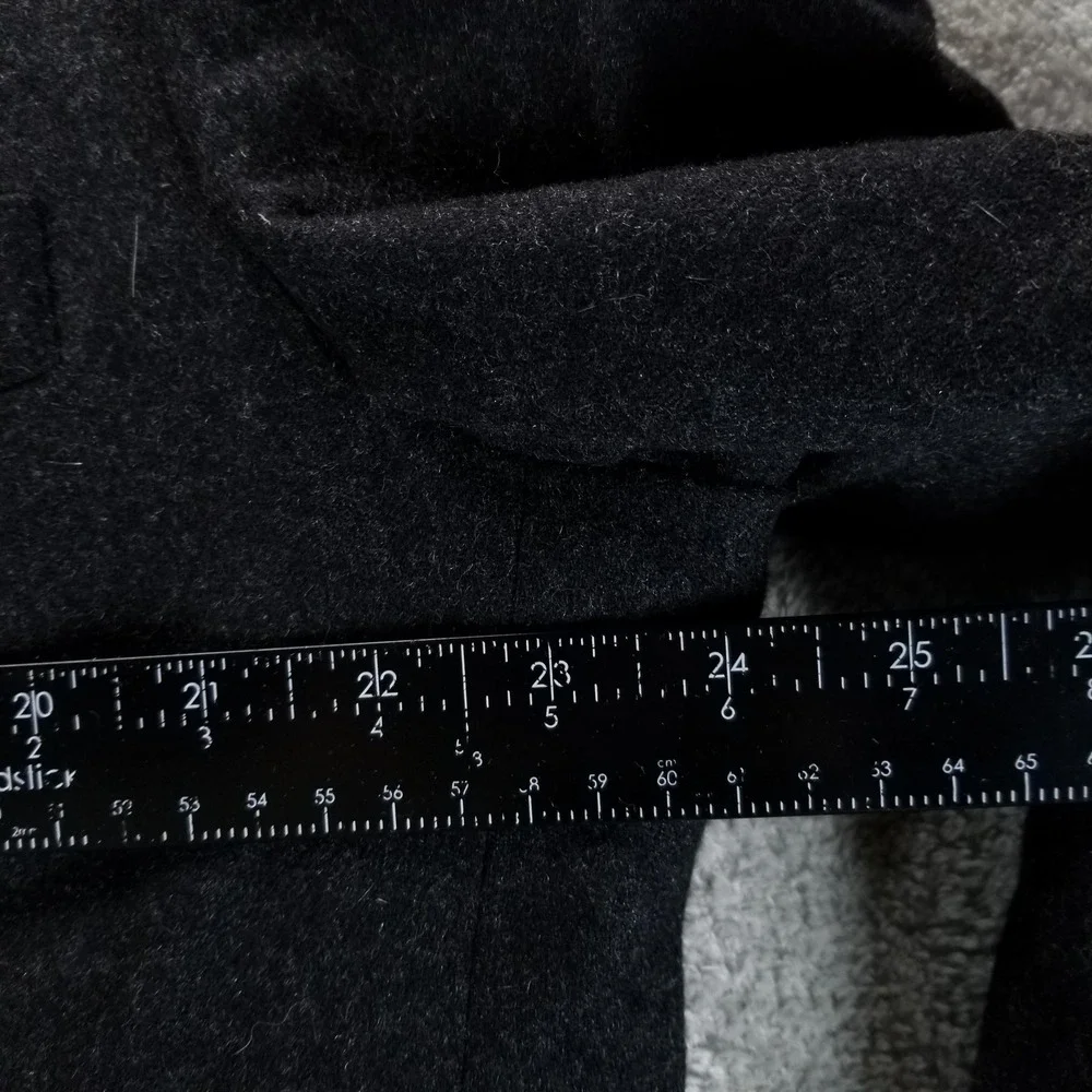 VTG J Crew Suit‎ Jacket Mens 46R Black Wool Made In USA 2 Button Office Career